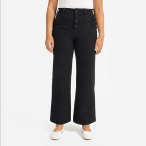 Everlane Wide Leg Button Fly Jeans